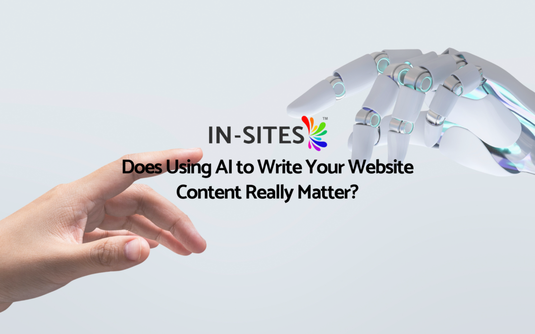 Does Using AI to Write Your Website Content Really Matter?